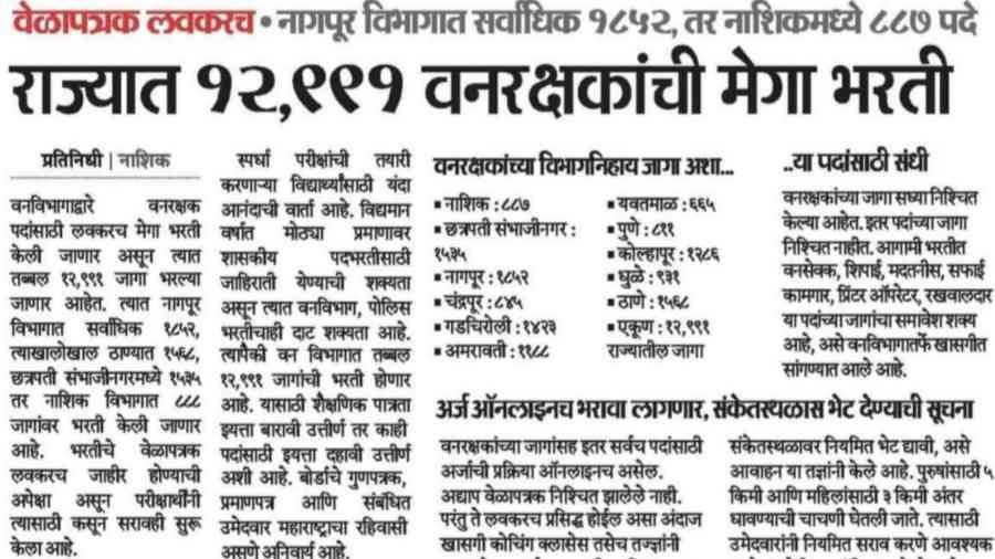Forest Guard Recruitment 2025